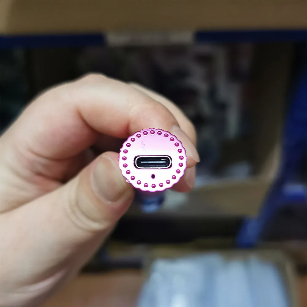 เครื่องอบเล็บมืออาชีพแบบพกพา UV/LED ชาร์จผ่าน USB กดปุ่มใช้งาน แห้งเร็วสำหรับกาวติดเล็บปลอม ไฟอบเล็บ แห้งเร็วสำหรับยาทาเล็บ