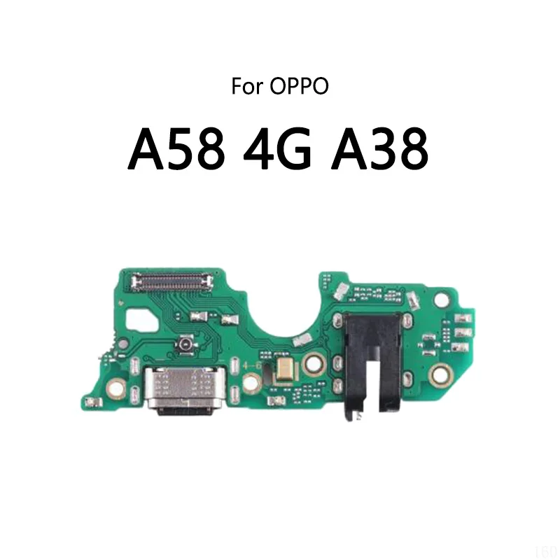 10PCS/Lot For OPPO A58 A38 A58X 4G 5G USB Charge Dock Port Socket Jack Plug Connector Flex Cable Charging Board Module