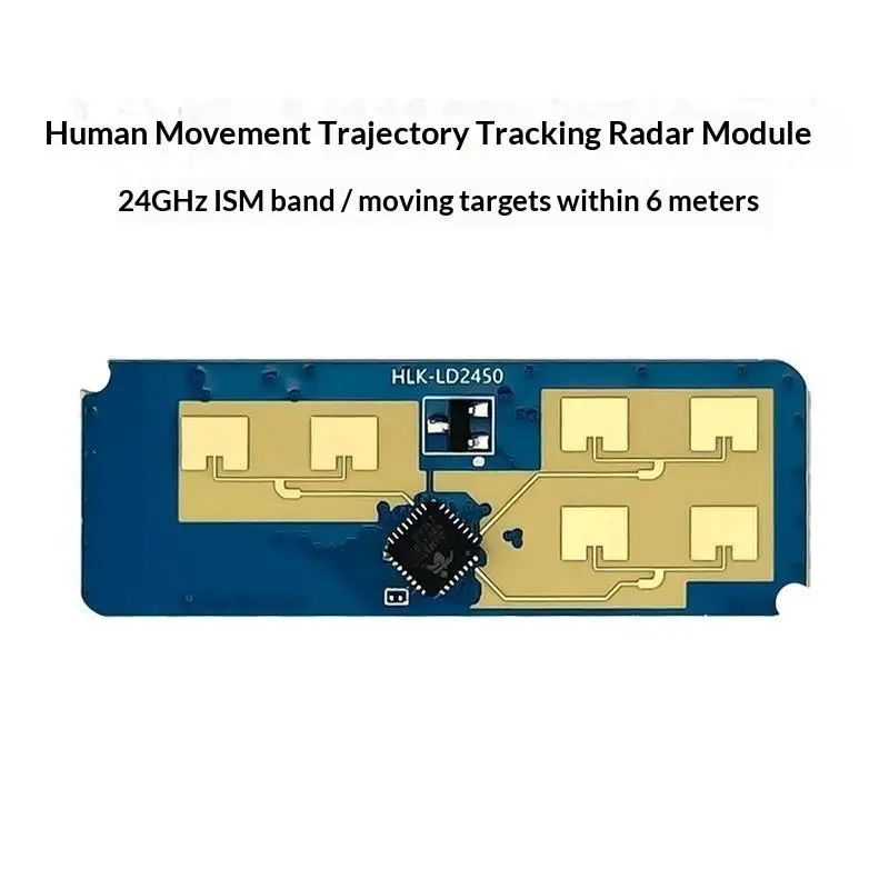 24GHz HLK-LD2450 Motion Trajectory Tracking Radar Sensor Module 1 Set for Smart Retail Customer Flow Detection