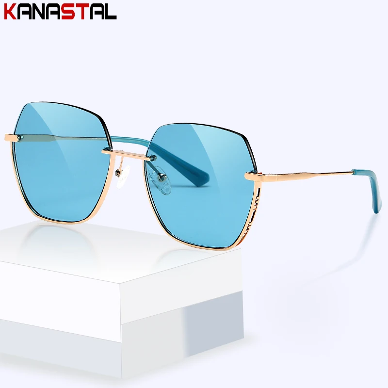 גברים משקפי שמש עדשות ניילון משקפי שמש 400 משקפיים מתכת חצי משקפיים מתכת מסגרת מחנאות חוף הים