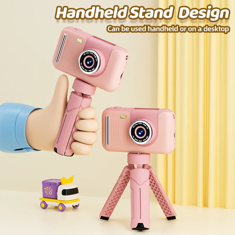 S9 Kids Digital Camera 180 Degree Flip Lens 2.4 Inch HD Screen Children Mini Camcorder Student Selfie Toy Birthday Gift