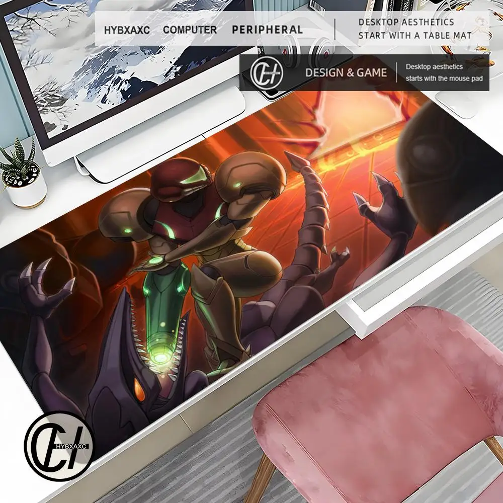 

Game Metroid Prime Mouse Pad 80 ×30 Cute HD Desk Pad Extended Gaming Keyboard Mats Large 90x40cm XXL Gamer Mousepad