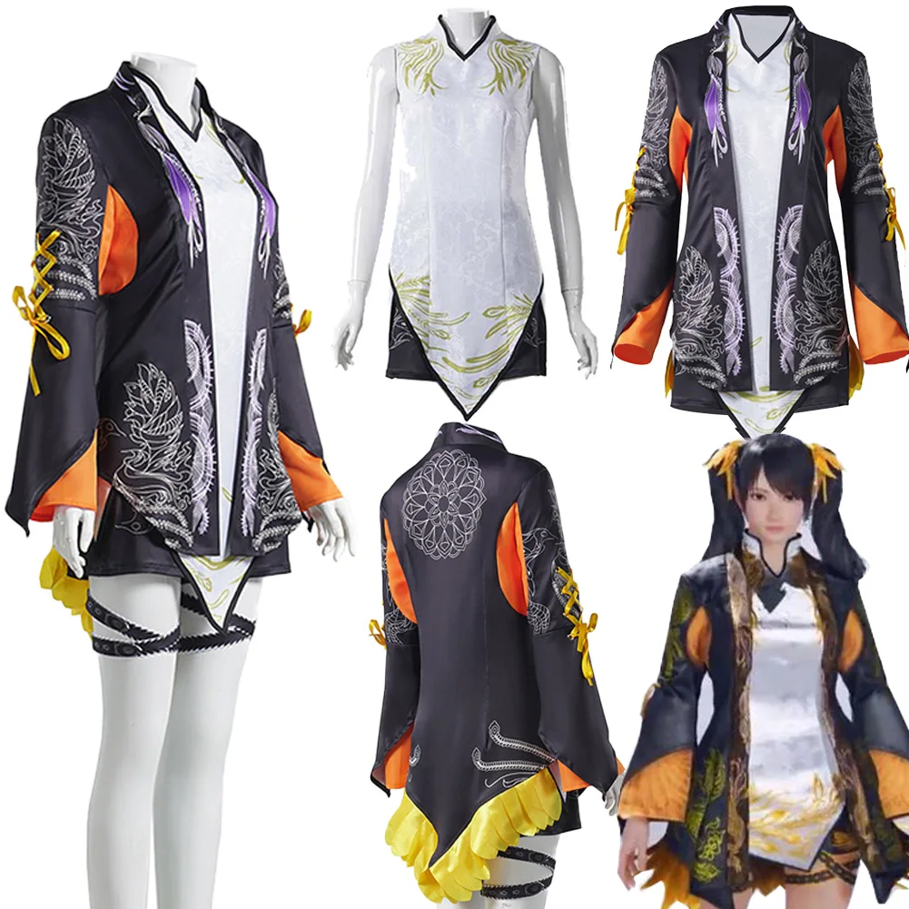 

Fantasia Anime Game Tekken8 Ling XiaoYu Cosplay Clothing Women Disfraz Costume Female Fantasy Halloween Carnival Party Clothes