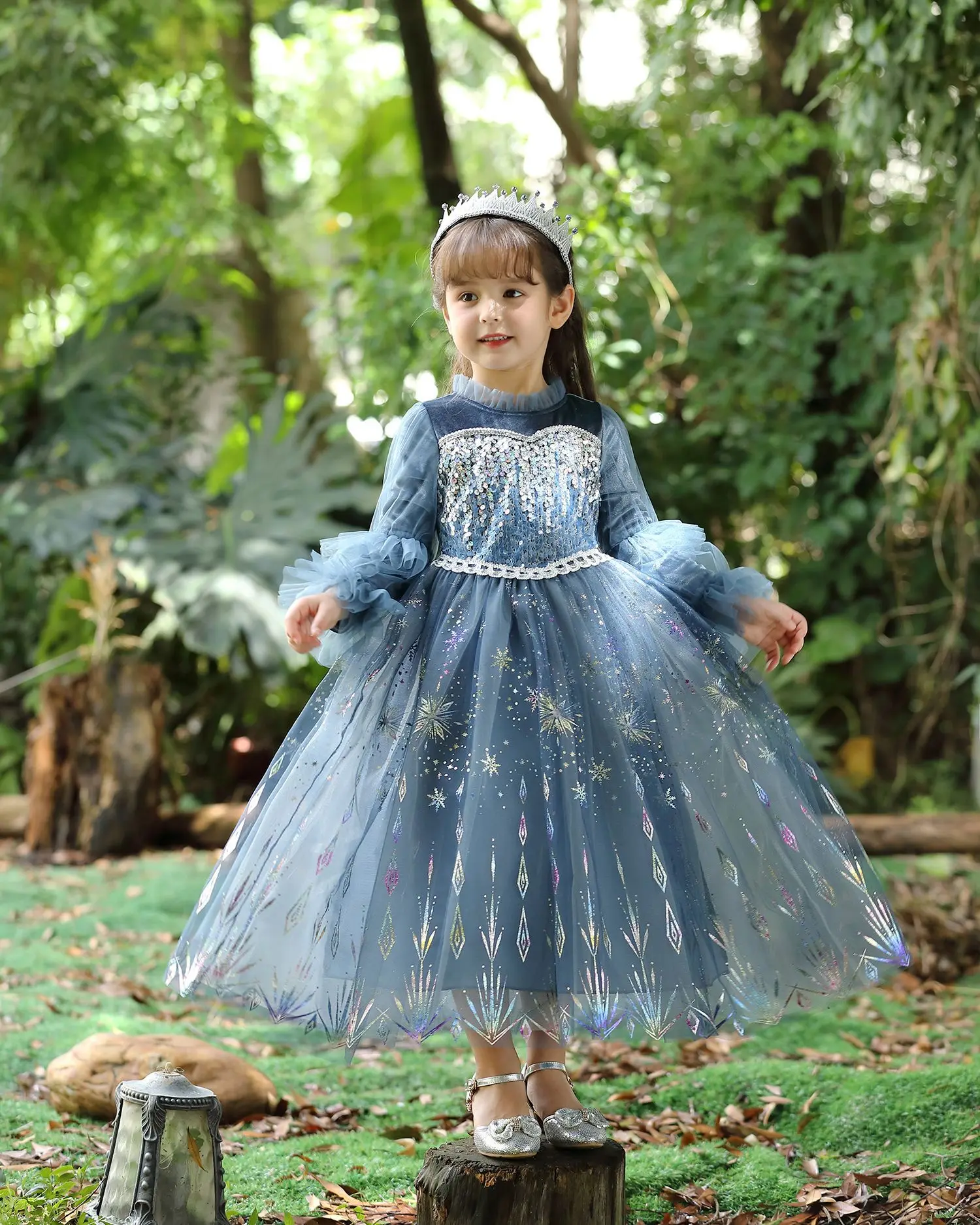 

2023 Autumn New Halloween Dress Girl Dress Princess Long Sleeve Party Dress Children's Wear