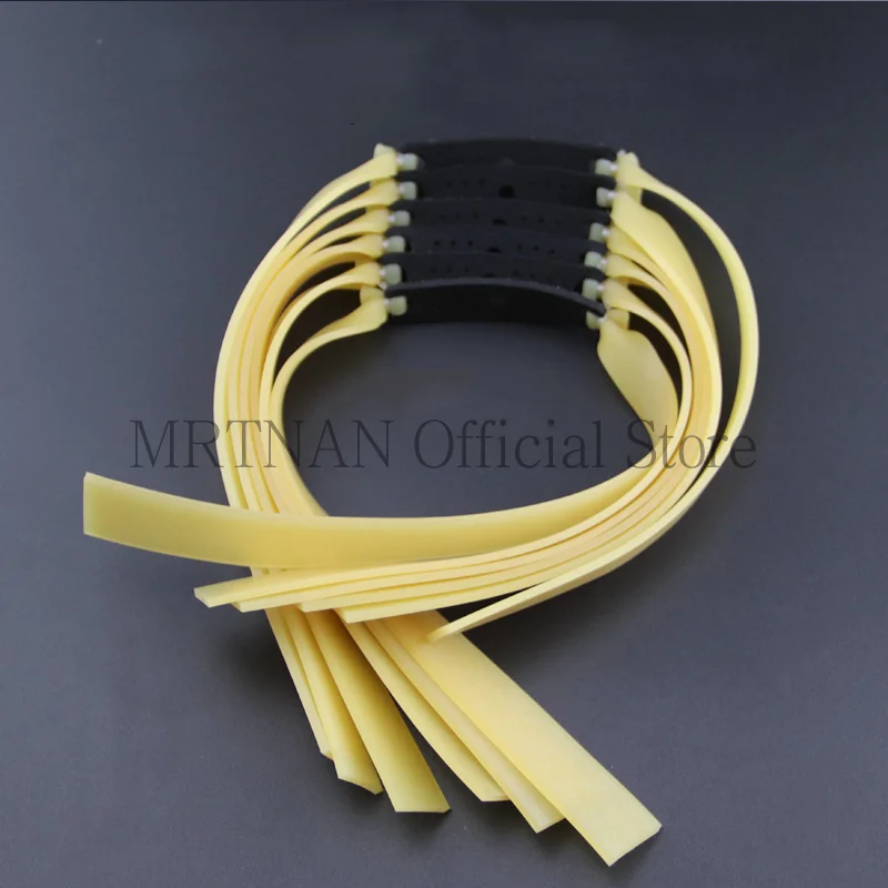 

Thickened 1.5mm 2mm Wide Flat Rubber Band High Elasticity Plain Colour Slingshot Shooting Hunting Accessories Rubber Band