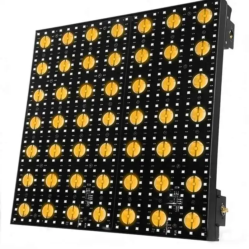 49 LED Matrix Lights RGBW 30W DMX512 Control Atmosphere Lamp for Live Broadcast Room KTV Bar Performance