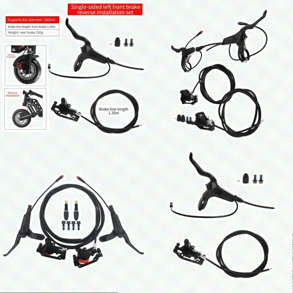 Two-Piston Hydraulic Disc Brake with Automatic Magnetic Cut-Off for Electric Bicycles and Scooter Applications