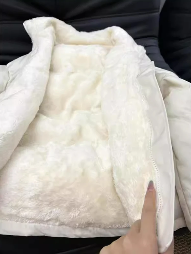 Męska kurtka zimowa Thiened z bawełny, ocieplana polarem Northeastern Lamb, ciepła, do noszenia w temperaturach poniżej zera, odzież wierzchnia na zimę.