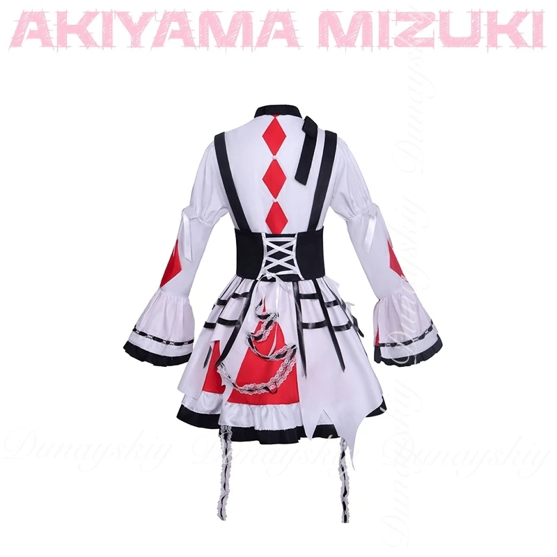 Проект SEKAI: ЦВЕТНАЯ СЦЕНА! подвиг. Игра AKIYAMA MIZUKI Косплей Nightcord в 25:00 Член с платьем Косплей Костюм Все комплекты