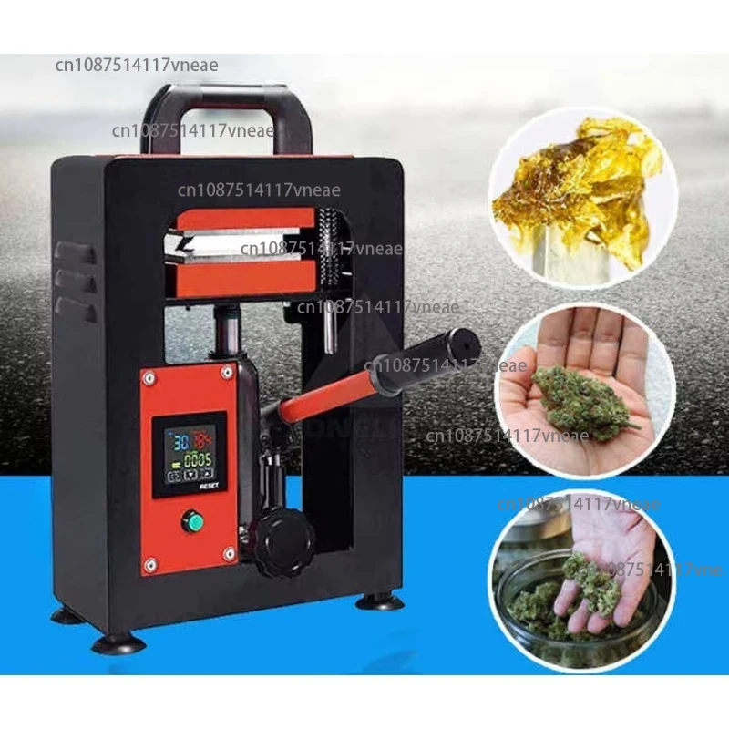 Manual Hydraulic Heat Press Machine for Oil Extraction with Display Heat Pressing Oil Machine Extracting Oil Heat Press