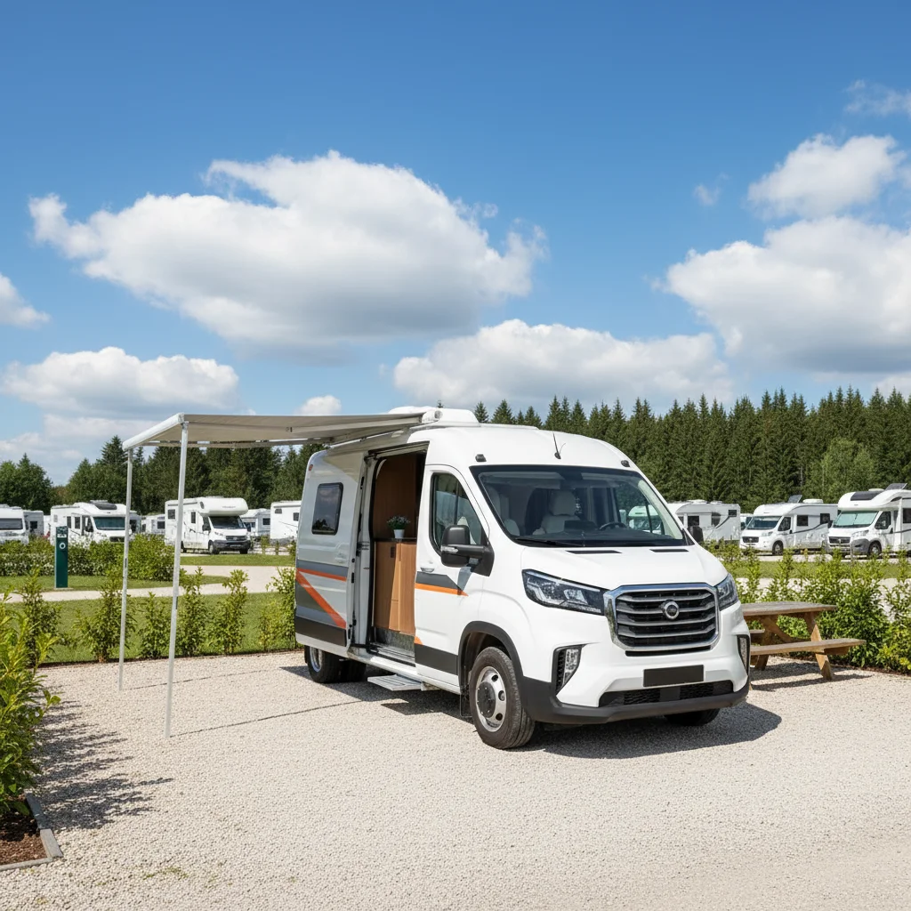 Easy to Install Motorized and Manual Control Power RV Motorhome Awning Camper Awning