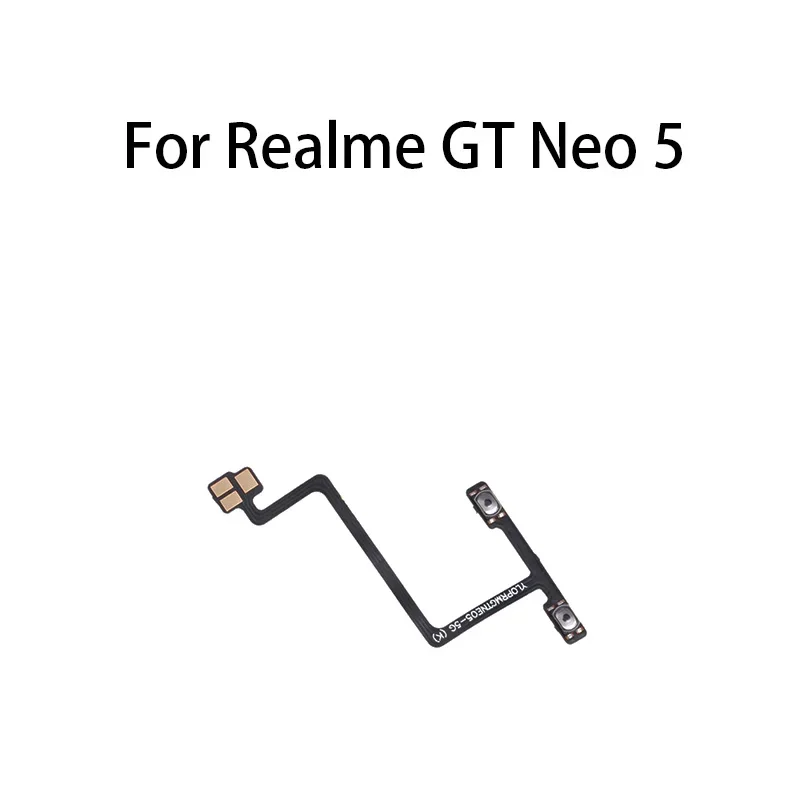 

GEFEBSI Power ON OFF Mute Switch Control Key Volume Button Flex Cable For Realme GT Neo 5