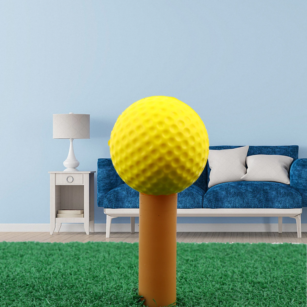

5 Pcs Golf Mat Mats Practice Outdoor Indoor Pad for Home Portable Hitting Household