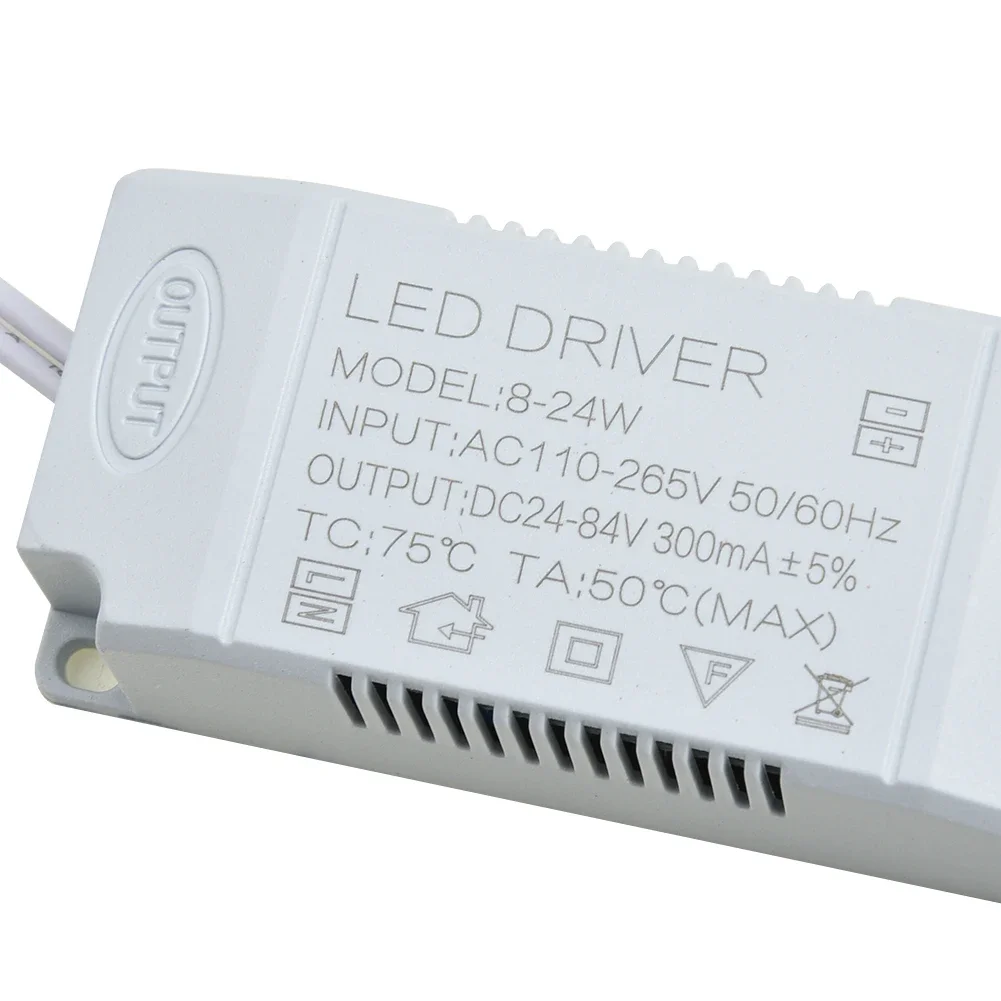 LED Driver 265mA-300mA 12-24W 24-36W 36-50W AC 175-265V To DC 36-170V Lighting Transformer Ceilling Lamp Power Supply Adapter