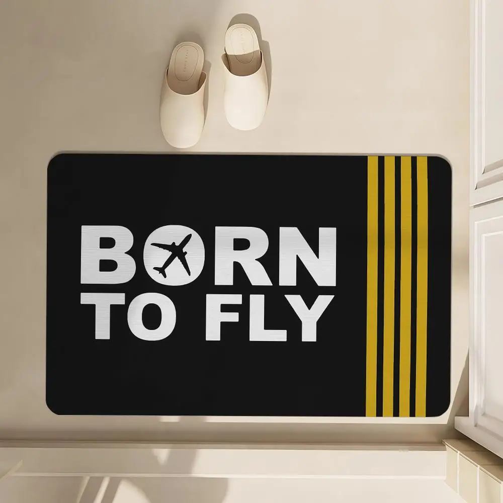 

Airport Runway Traffic Controller Floor Mat Soft Diatom Bathroom Absorbent Floor Mat, Toilet Of The Bathroom, Household Floor Ma