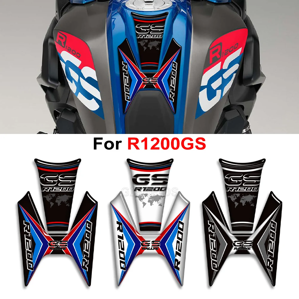 For BMW R1200GS R1200 R 1200 GS LC Rallye Rally Adventure Motorcycle Fuel Oil Kit Tank Pad Protection Stickers Decorative Decals