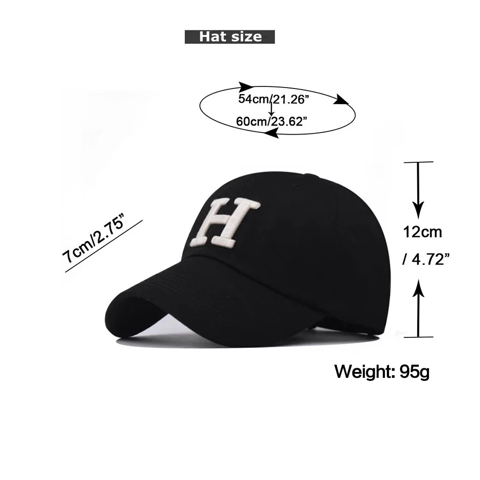 Casual Sport Baseball Cap Fashion Terry Letters Adjustable Snapback Caps Men Women Caps Street Trend Hip Hop Hat Sun Caps Bones