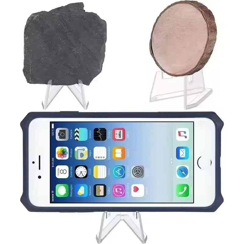 1-30 قطعة حامل عرض العملات المعدنية من الأكريليك الشفاف حامل الحامل الصغير حامل بطاقة التداول دعم لمنظم بطاقات Kpop Idol #3