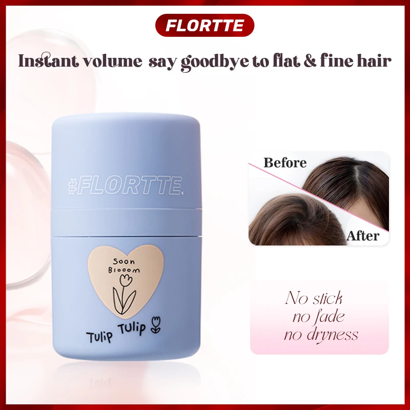 

FLORTTE Пудра для объема волос без смывания, контроль жирности, освежение челки, мгновенное обновление волос