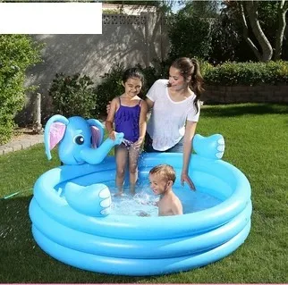 Family Children's Slide Inflatable Swimming Pool Baby Water Playing Entertainment Thickened Baby Ball Pool Beach Pool