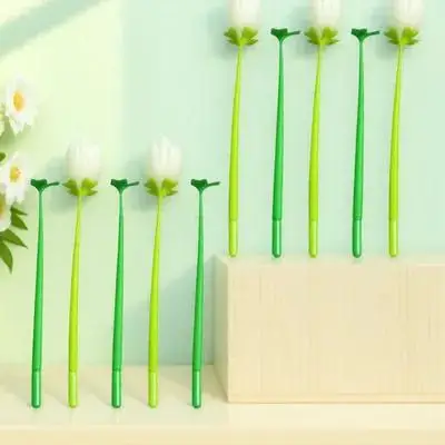 

Набор из 10 гелевых ручек с четырехлистным клевером, 0,5 мм, для плавного письма, мультяшный дизайн, канцелярские товары для студентов, офиса, открыток