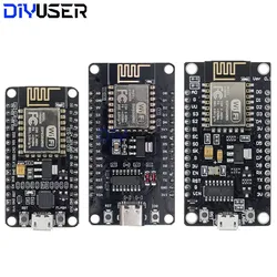 DIYUSER Wireless Module CH340/CP2102/CH9102X NodeMcu V3 V2 Lua WIFI Internet of Things Development Board Based ESP8266 ESP-12E