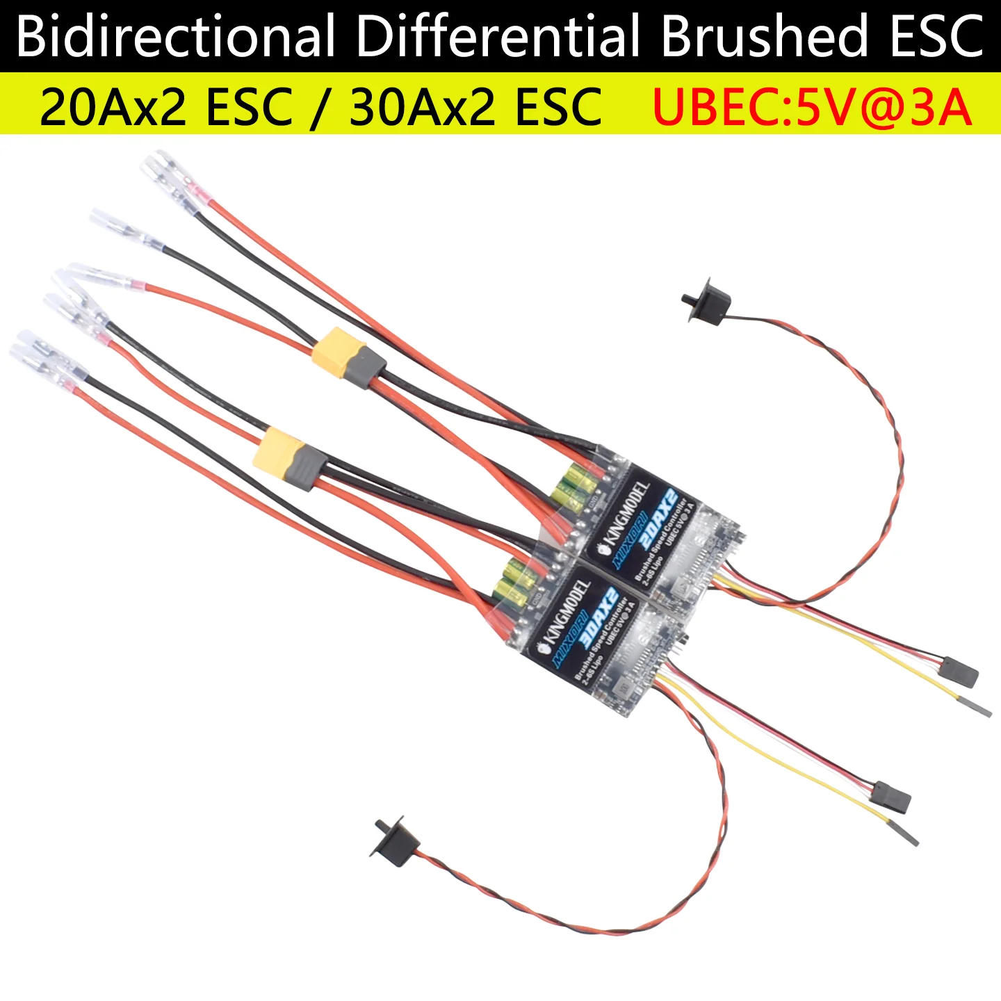 Acheter GTSKYTENRC ESC bidirectionnel sans balais 70A pour voiture/bateau/navire télécommandé Acheter GTSKYTENRC ESC bidirectionnel sans balais 70A pour voiture/bateau/navire télécommandé