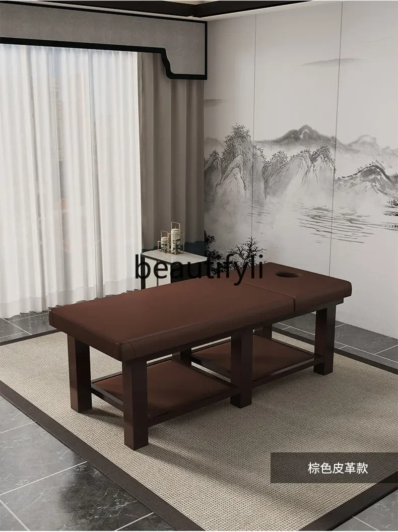 Special massage treatment bed for beauty salons, traditional Chinese medicine massage and beauty with holes, household ear