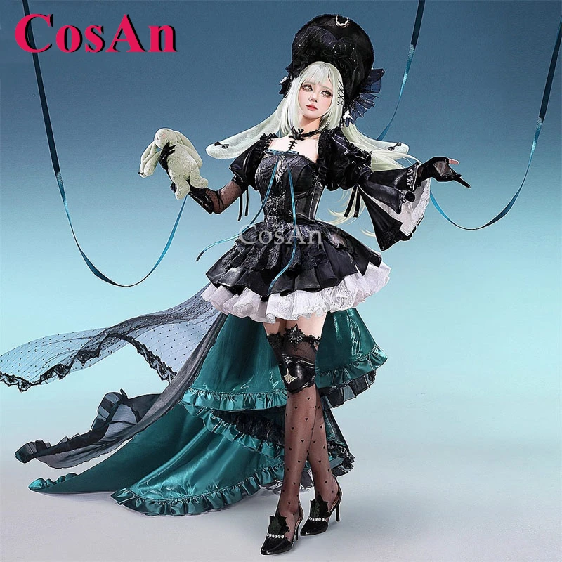 أزياء كوسان لعبة فرسان واكابا موتسومي التأثيرية مصممة بشكل مشترك فستان أنيق رائع ملابس لعب الأدوار في الهالوين