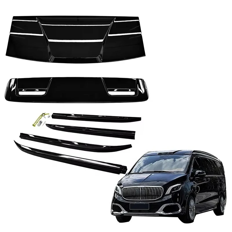 

DJZG Car Modification Styling Auto Accessories ABS Carbon Fiber Car Roof Kit Spoiler for Mercedes Benz V-class Vito W447 V260