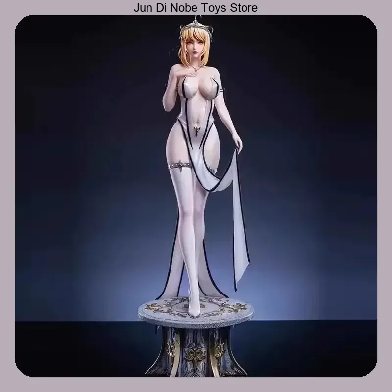 Figura de Anime Altria Pendragon Fate Grand Order, Vestido Completo, 55 cm, Modelo de Estatua, Colección, Decoración de Escritorio, Adorno, Juguetes