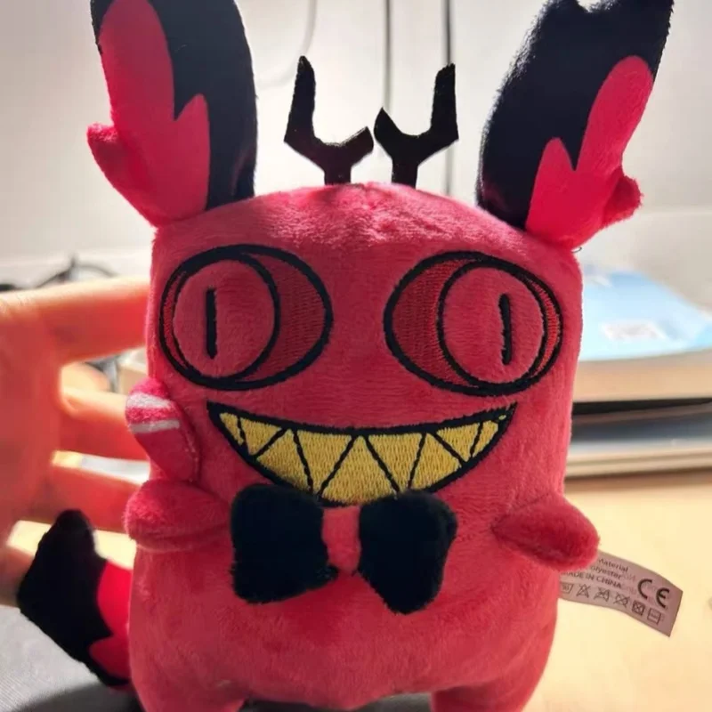 

В наличии Hazbin Hotel Cat Alastor, плюшевая текстурированная кукла для косплея, мультяшная мягкая длинная подушка, мягкая подушка с животными, игрушки в подарок