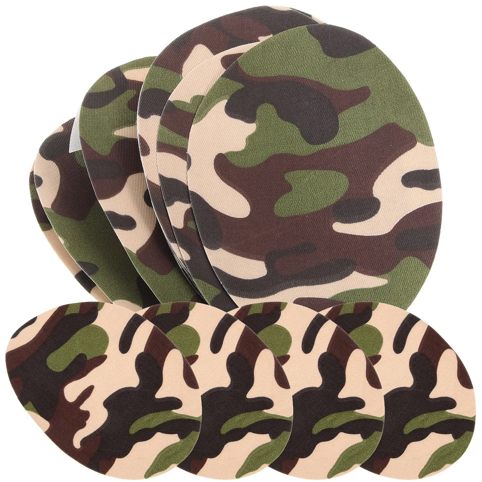 

10Pcs Iron on Patches Clothes Camouflage Durable Polyester Clothes Repair Patches for Jackets Jeans Bags Hats Shoes