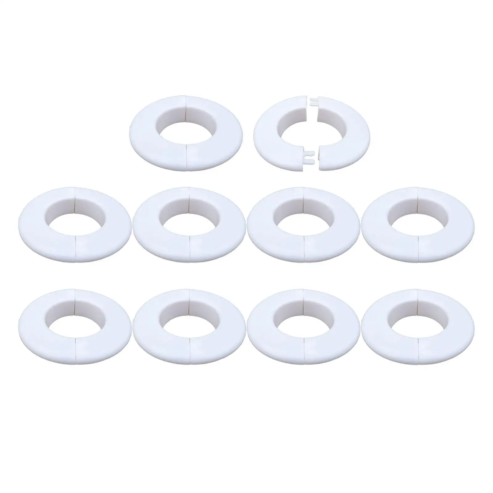 

10x AC Hole Decorative Cover High Performance Convenient Installation Accessory Practical 58mm-59mm Snap on Replacement Part