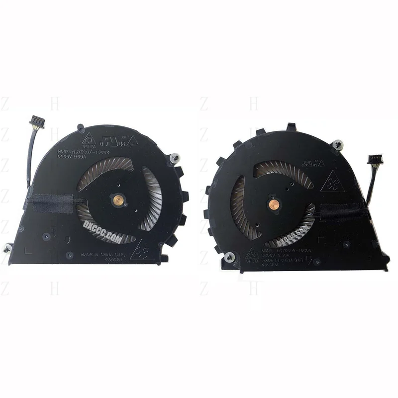 H  CPU GPU Cooling Fan for HP ZBook Studio G3 G4 840960-001 NS75C07-15C04 Laptop
