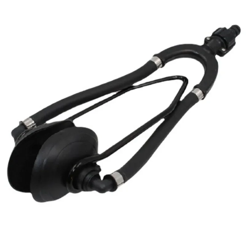 Suitable for marine double tube round head-outboard motor washer/flushing support frame motor earmuffs