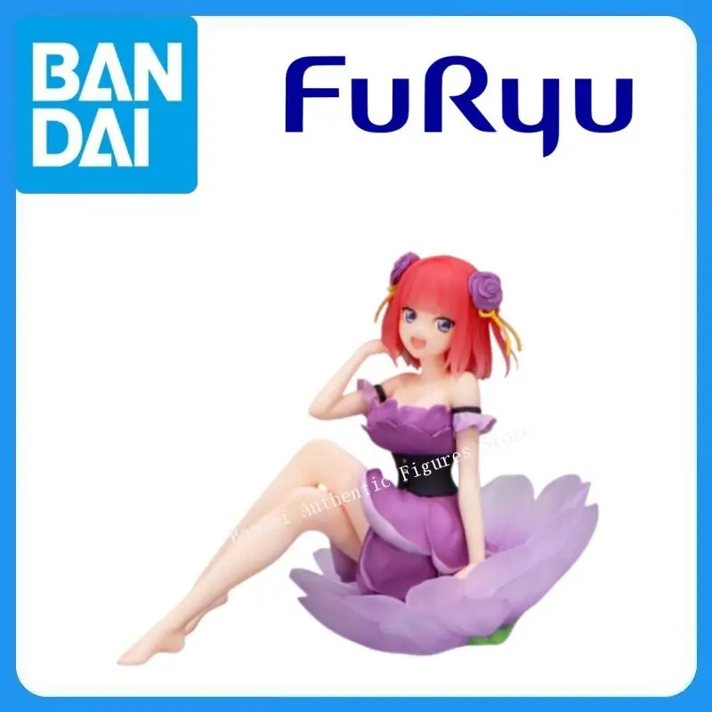 In Stock Genuine FuRyu Gotoubun No Hanayome Nakano Nino Bloo-me Kawaii Anime Figure Garage Kit Anime Cartoon Model Toys