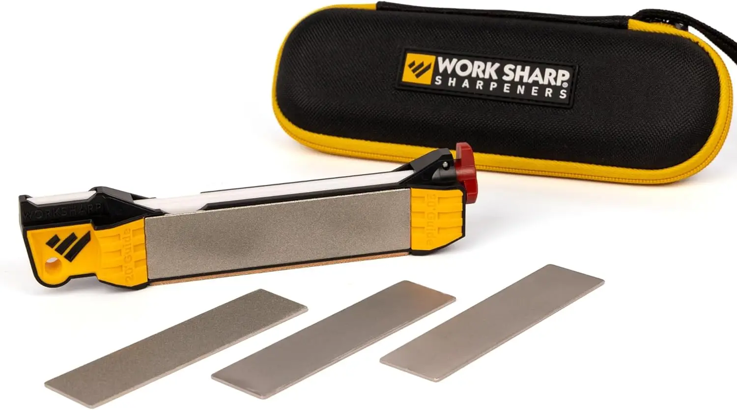 

Professional Travel Knife Sharpener Tool with Case, Guided Field Sharpener Elite for Easy Use