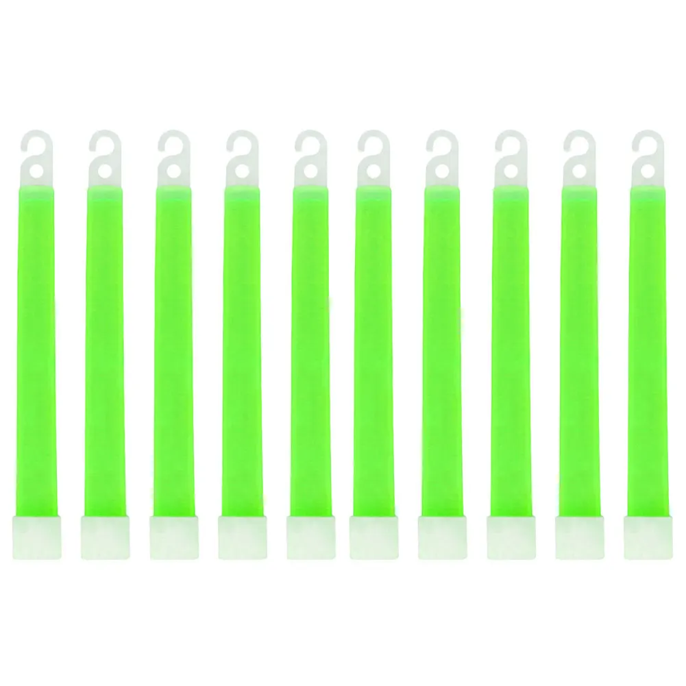 1-2Set Glow Sticks Waterproof 6 Inch Concert Party Outdoor Emergency Light Stick with Hook Non-toxic Hiking Camping Equipment