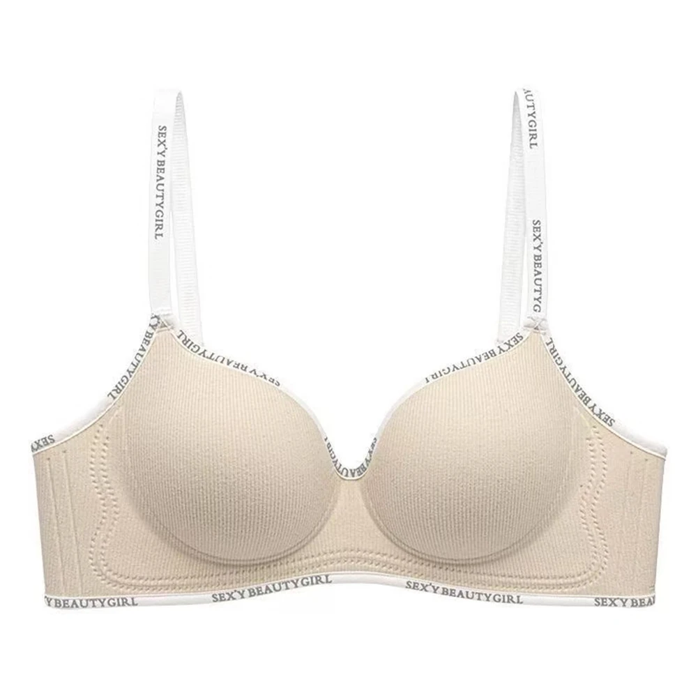 Reggiseno leggero senza cuciture da donna con spalline regolabili Design wireless per petto piccolo e stile di vita attivo