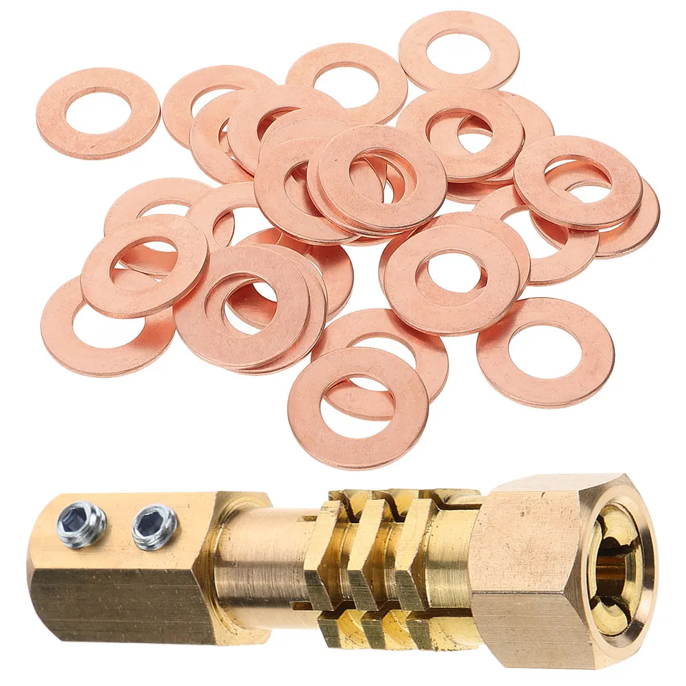 

200pcs Sheet Metal Repair Machine Gasket Copper Washers Flat Triangle Piece Iron Automotive Body Repair Dents Scratches Portable