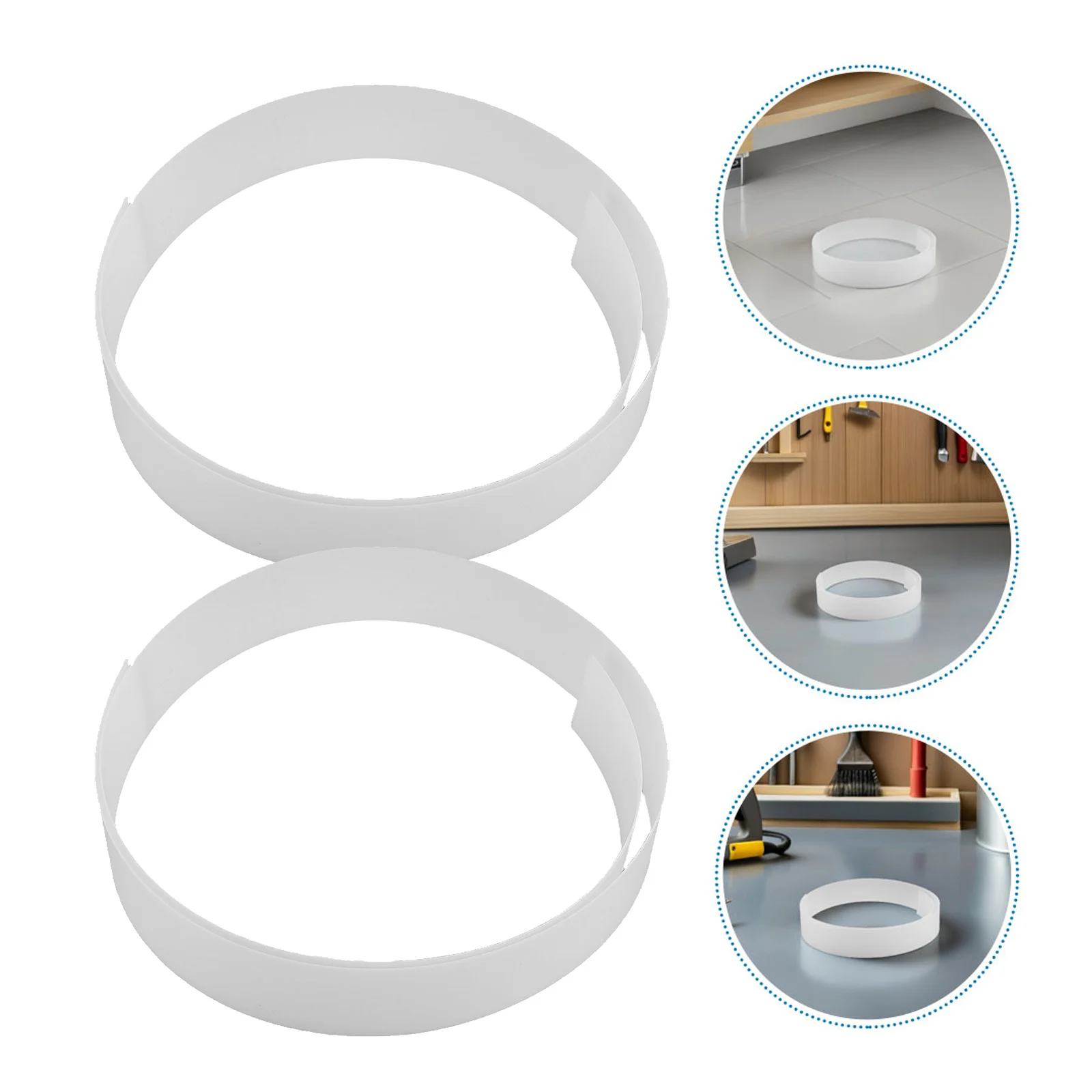 

2pcs Flexible Led Diffuser Sheet 0.5Mm 1220X40Mm For Cabinet Backlit Panel Anti-Glare Acrylic Light Diffusion Strip Lamp Shade