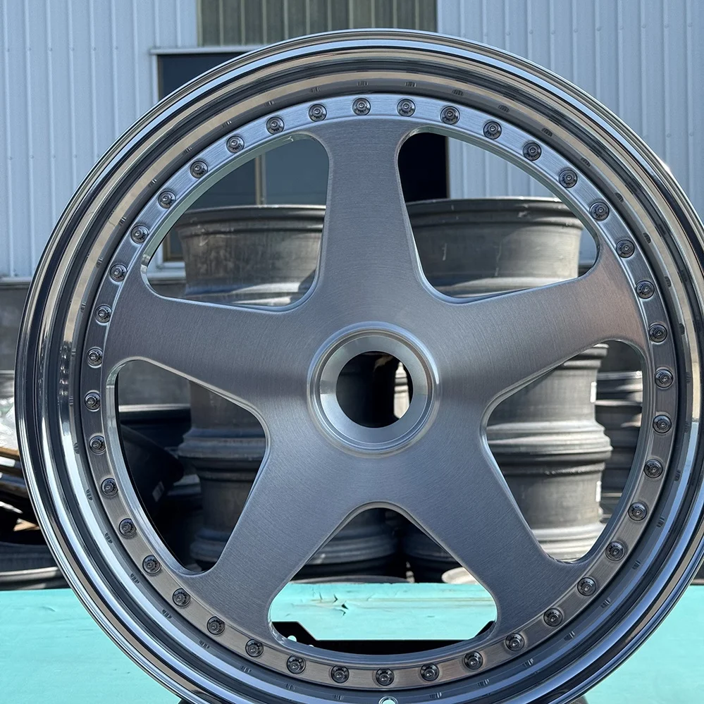 【Hot】 Forged 3 Piece Wheel Style 18 19 20 21 22 23 24 26 Inch Custom Deep Dish 6061-T6 Alloy Car Wheel Rim for Porsche  911