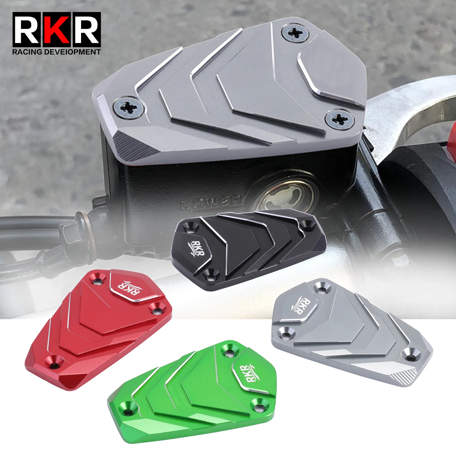 

CNC Motorcycle Modified Front Brake Pump Reservoir Cap Cover Oiler Lid Motorbike Accessories for Benda BD300 Rock300 BD ROCK 300
