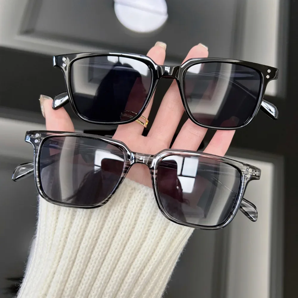 Occhiali da sole quadrati Vintage uomo donna Designer di marca occhiali da sole da guida retrò moda specchio da esterno Oculos De Sol Masculino