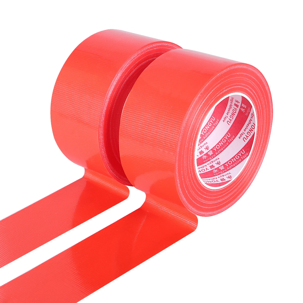 

Red heavy-duty pipeline tape, heavy-duty waterproof, tear free, strong adhesive suitable for household, floor binding, and bundl