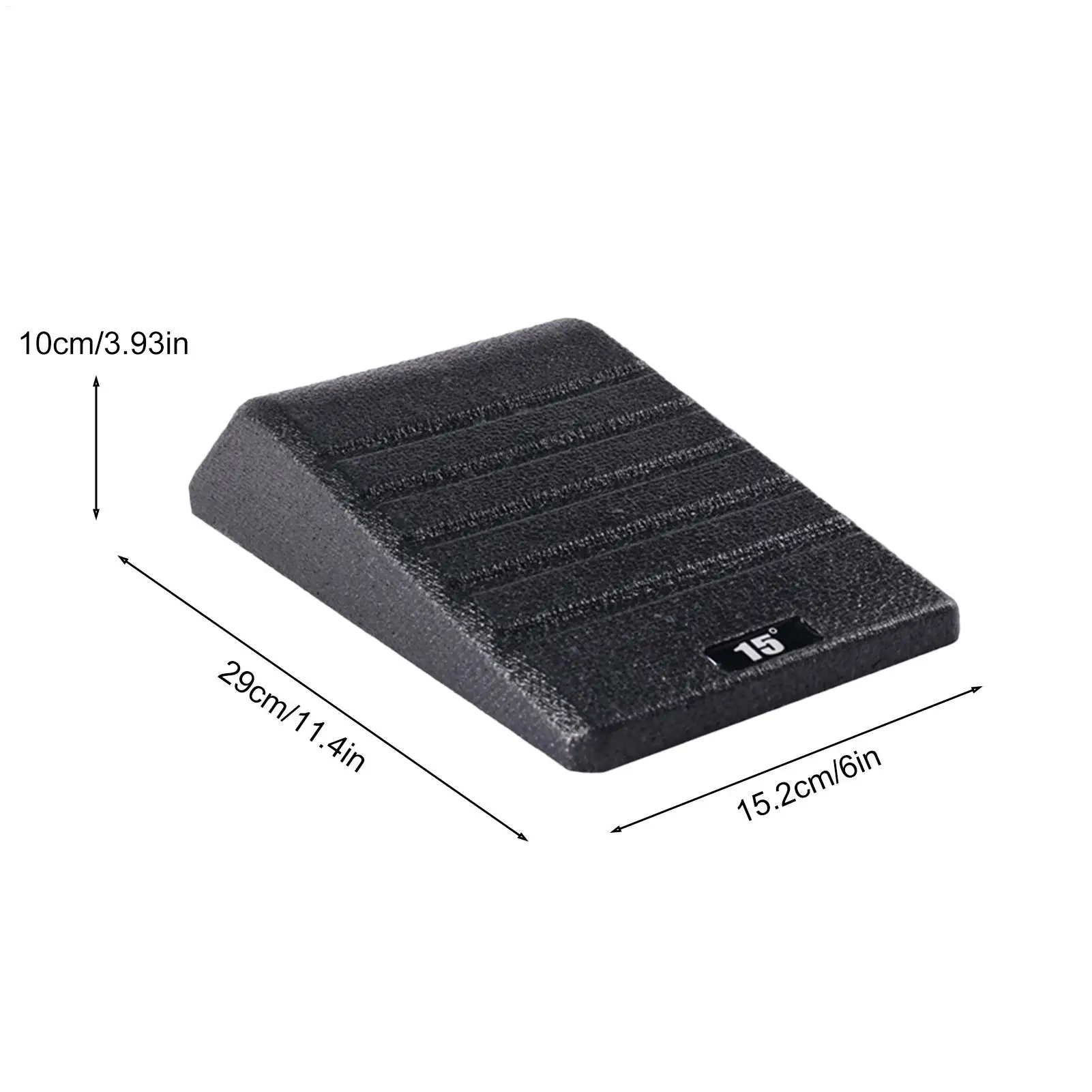 2-Piece Squat Wedges Non-Slip Calf & Foot Stretcher Slant Board, Portable Squat Ramp for Home Gym Yoga Pilates Workout Exercises