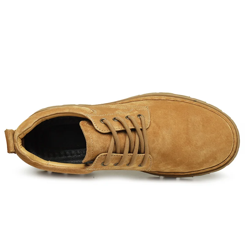 High Quality Men Leather Casual Shoes Fashion Sneakers Thick Sole Male Walking Shoes Zapatillas Hombre Spring Boots Mens Shoes