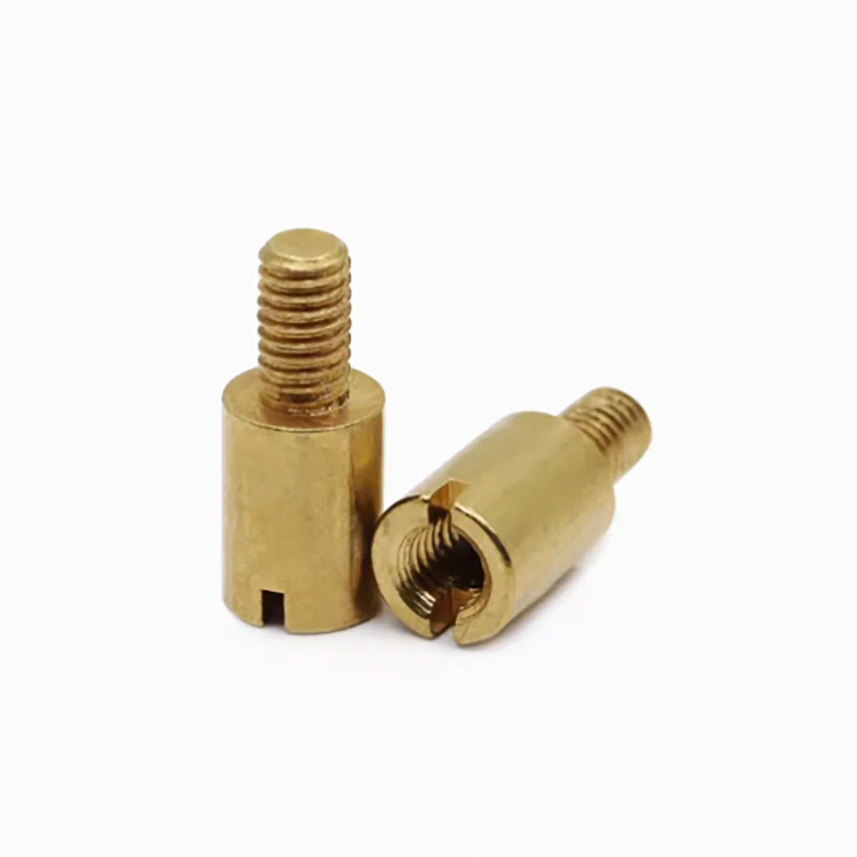 

Brass Slotted Single Head Circular Isolation Column / Support Bolt