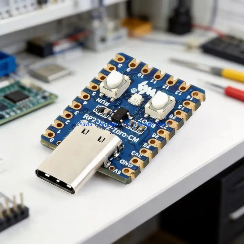 F68C Type C RP2350 Development Board with 29 GPIO, 12 Programmable Lines, 4MB Flash and Mini Size for Electronics Learning and